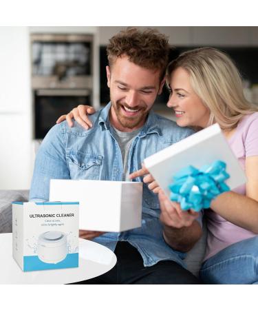  Bibykivn Ultrasonic Cleaner Ultrasonic Cleaner UV 43000Hz Ultrasonic Cleaner Eyeglass Cleaner for Cleaning Jewelry Dentures Watches Glasses Rings Necklaces (White) - Buy Online on GoSupps.com