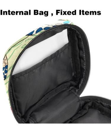 Portable Women's Binding-Up Bags | Menstrual Cup & Tampon Bags for Teenage Girls | Aesthetic Sea Turtle Design - Buy Online on GoSupps.com