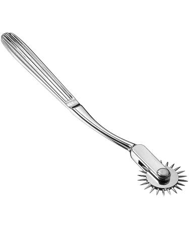 Nerve wheel needle wheel nerve wheel according to Wartenberg needle roller 1 wheel roller stainless steel (1 wheel silver) 1 wheel silver