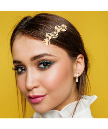 EXCEART Hair Accessories Barrette Minimalist Hairpin Decorative Clamp Metal Clips - Buy Online on GoSupps.com