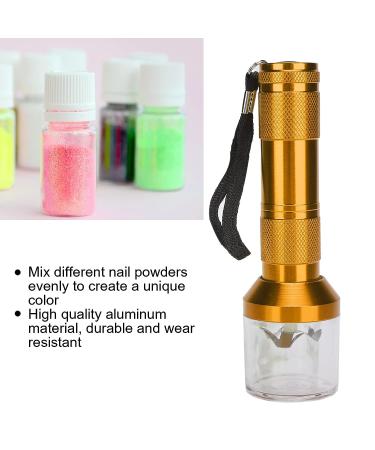 Electric Nail Powder Mixer & Grinder - Aluminum Herb/Spice/Tobacco Crusher Tool for Salons & Home Use (Gold) - Buy Online on GoSupps.com