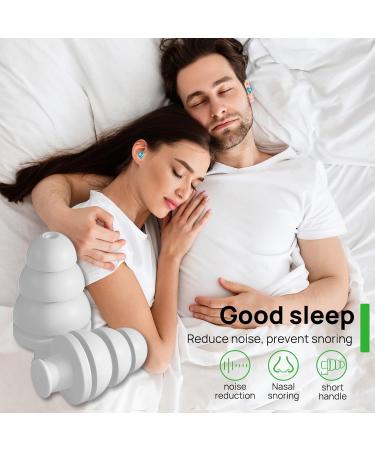 Premium Noise Cancelling Ear Plugs for Sleeping | 8 Pairs Reusable & Comfortable | 33dB NRR for Concerts Snoring & Travel - 4 Colors Available - Buy Online on GoSupps.com