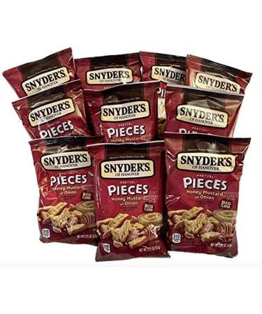 Snyder's Pretzel - Honey Mustard Onion Pieces - 2.25 Oz. - Pack Of 10
