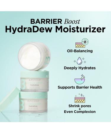 ZitSticka HydraDew Gel Moisturizer - 1.9 Fl Oz Hydrating Formula for Acne Prone Dry Oily & Sensitive Skin | Niacinamide Hyaluronic Acid & Green Tea - Facial Skincare for Women - Buy Online on GoSupps.com