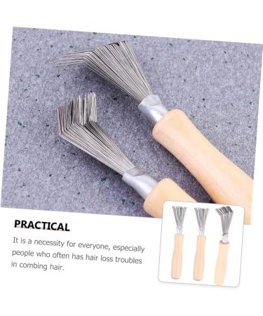 DOITOOL Nettoyeur De Brosse Cheveux Et Peigne 3 Pi ces Petit Outil De Nettoyage Pratique Pour Diff rents Types De Cheveux Usage Domestique Et Voyage 11.5X2.5X1.5CM kaki - Buy Online on GoSupps.com