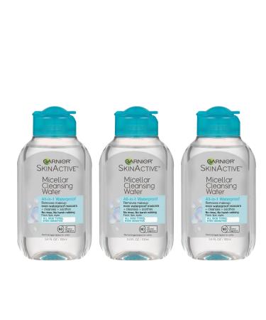 Garnier SkinActive Micellar Cleansing Water All-in-1 Waterproof Makeup Remover and Facial Cleanser 3.4 fl oz 3 Pack 3.4 Fl Oz (Pack of 3) 3 Count - Buy Online on GoSupps.com