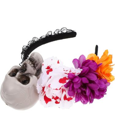 FOMIYES Lot De 3 -t tes De Mari e Pour Halloween Motif T te De Mort Et Fleurs Pour Gar ons Et Filles D corations De F te Pour Adultes 1 unit (Lot de 1) Multix3pcs - Buy Online on GoSupps.com