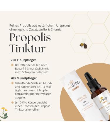 Alcohol-Free Propolis Drops - Pure Beekeeping Quality Safe for Kids & Pets - 30ml Propolis Extract - Buy Online on GoSupps.com
