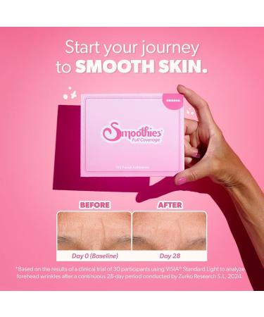 Facial Smoothies  Full Coverage Wrinkle  Remover Strips - 192 Forehead Anti Wrinkle Patches - Buy Online on GoSupps.com