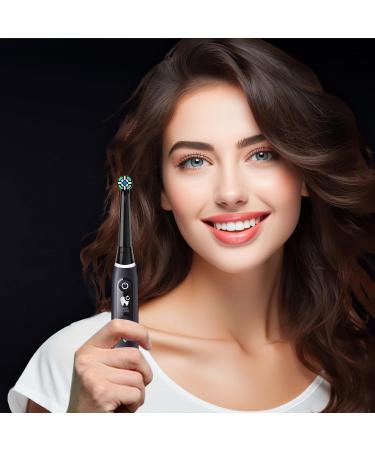 8 Compatible Oral-B iO Brush Heads - Powerful Cleaning for iO 3/4/6/7/8/9/10 - Premium Black Replacement Toothbrush Heads - Buy Online on GoSupps.com