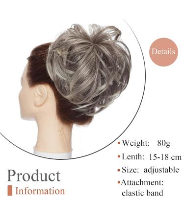 Buy SEGO Updo Hair Extensions - Voluminous 80g Dark Brown & Blonde Tub Dutt - Naturally Messy & Affordable Updos - Buy Online on GoSupps.com