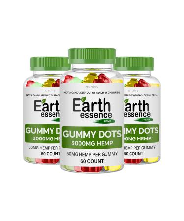 Avaivy Earth Essence Gummies - Earth Essence Hemp Gummies (3 Pack 180 Gummies)