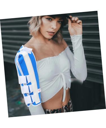 FRCOLOR Humerus Fixation Strap - Support Belt for Shoulder Rehabilitation | 36x15x2cm Blue - Medical Joint Tape & Steel Plate for Humeral Shaft Stability - Buy Online on GoSupps.com