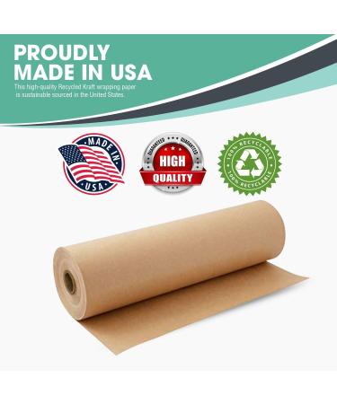 Kraft Brown Paper Roll 30 x 2400 (200 ft) - 100% Recyclable Craft & Packing Paper - Buy Online on GoSupps.com