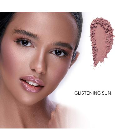 Bellaterra Cosmetics Mineral Loose Blush - Contouring & Illuminating | Long-Lasting Formula in 5 Shades | 9g (Glistening Sun) - Buy Online on GoSupps.com