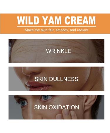 Wild Yam Cream Anti Aging Womens Face Cream Gift Sets Natural Wild Yam Cream for Women & Men Vitamin C Face Cream Anti Redness & Enhance Skin Vitality Wild Yam Skin Moisturizer Daily User for Dry Skin 1 - Buy Online on GoSupps.com