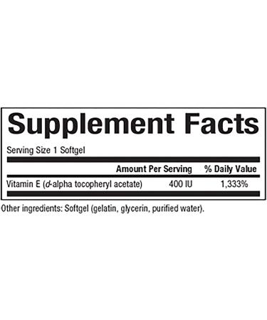 Natural Factors Clear Base Vitamin E 400 IU - 60 Softgels | Antioxidant Support - Buy Online on GoSupps.com