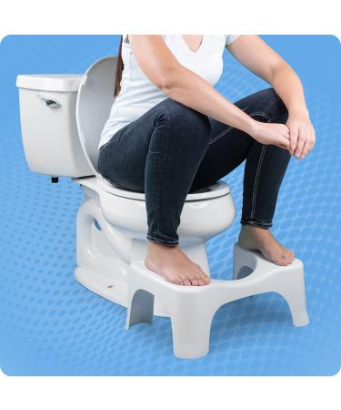Squatty Potty Simple Toilet Stool White - Elevate Comfort & Improve Digestive Health - Buy Online on GoSupps.com