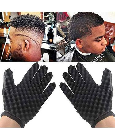 dijiusidy Curly Hair Barber Gloves Sponge Waves Twists Dreads Portable Home Dorm Hairdressing Twisting for Artists Beginner - Buy Online on GoSupps.com