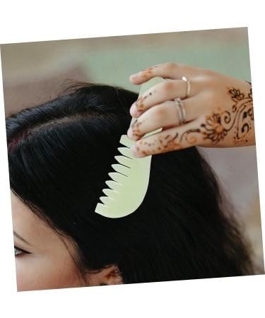 Shop Tovinanna Jade Comb - Scalp Massage Tools for Relaxation & Skin Care | International Shipping Available - Buy Online on GoSupps.com