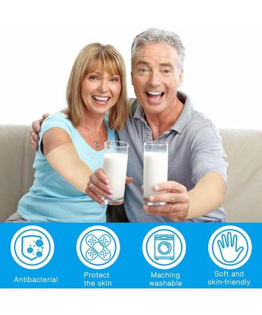 4 Pairs Thin Skin Protective Arm Sleeves - Elderly Skin Protector for Bruises and Sun Exposure - Breathable Compression Sleeves for Men and Women - Buy Online on GoSupps.com