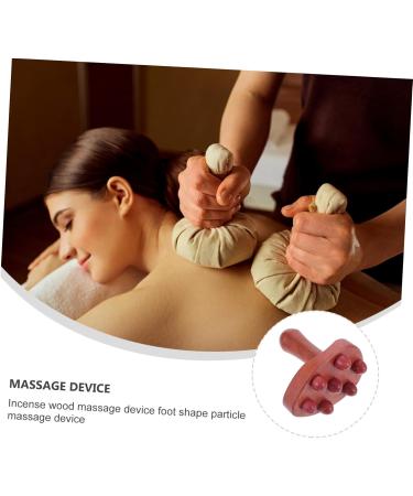 Durable Wooden Particle Massager for Body & Spine | Practical Gua Sha Board | 1pc Massage Roller - Buy Online on GoSupps.com