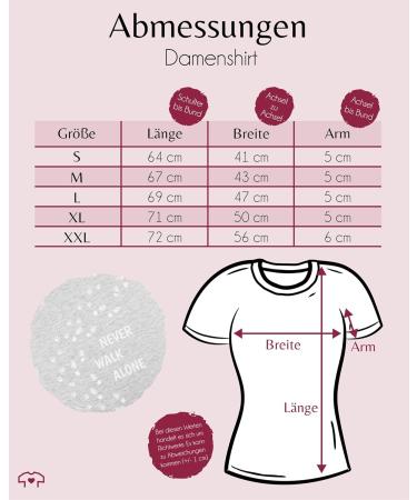Buy Shirtracer Women's T-Shirt - Never Walk Alone Paw Prints - Perfect Gift for Dog Owners - Grey Mottled S - Buy Online on GoSupps.com