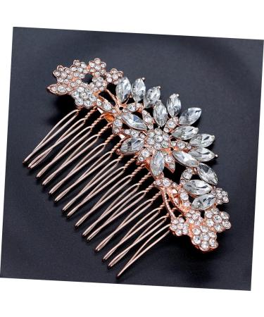 DOITOOL 1pc Hair Accessory for Women Womens Hair Clips Hair Combs Rhinestone Bridal Side Combs Womens Barrettes for Hair Bridal Haircombs Wedding Hair Bride Accessories Simple - Buy Online on GoSupps.com