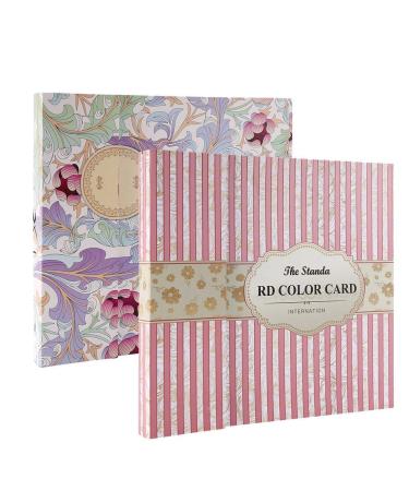 Nail Color Display Book Nail Swatch 2 Types Nail Color Display Chart Nail Display Card Sticks With Adhesive Chart Book Nail Polish Gel Color Display Card Nail Art Showing(Pattern color card book)