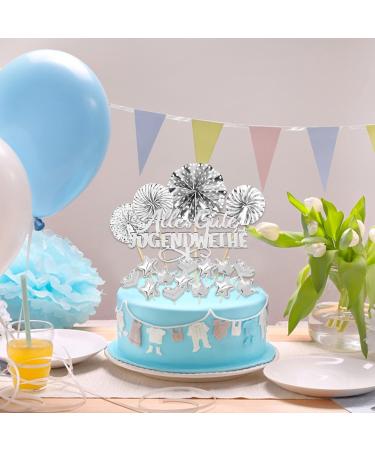 Happy Youth Consecration Cake Topper - Acrylic Decoration for Boys & Girls Birthday Parties - Buy Online on GoSupps.com