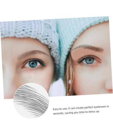 Baluue 9 Sheets Makeup Cosmetics Eyebrow Tattoos for Women Brow Makeup Grooming Shaping Authentic 21.50X14.50X0.10CM Black - Buy Online on GoSupps.com