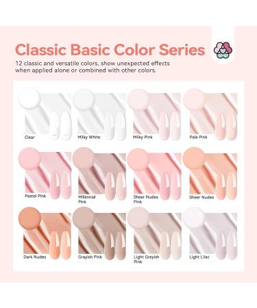 Saviland 12 Colors Builder Nail Gel Set - Nail Strengthener and Growth Gel for Thin Nails - 5-in-1 Builder Gels for Short Nail Extension - Soak Off UV LED Builder Hard Gel - Perfect Gift for Women - Buy Online on GoSupps.com