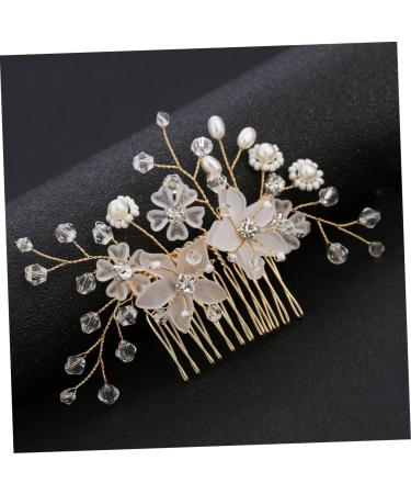FRCOLOR Wedding Hair Comb for Bridal Crystal Hair Bridal Hair Wedding Hair twist European and Bridal Hair Comb - Buy Online on GoSupps.com