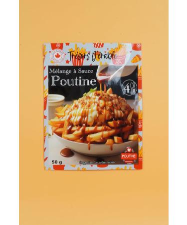 "Les Tr sors d' male" Poutine Sauce Mix - Dehydrated 50g Sachet - Perfect for 4 People - Authentic Quebec Recipe - Buy Online on GoSupps.com