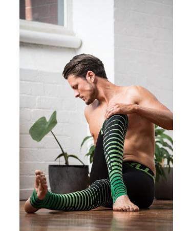 2XU Men's Elite Power Recovery Compression Tights XL Black/Green | Shop Now - Buy Online on GoSupps.com