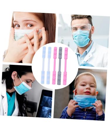 Minkissy 25 Pack Masking Hooks - Ear Protection Lanyard & Headband Extension Buckle for Masks - 15.8x1.5cm - International Shipping Available - Buy Online on GoSupps.com