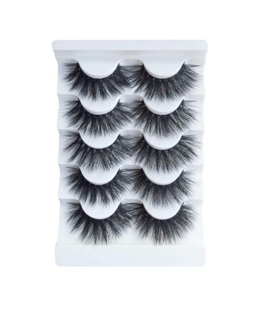 JIMIRE High Volume Fluffy 3D False Eyelashes Pack - 5 Pairs | Premium Quality Lashes - Buy Online on GoSupps.com