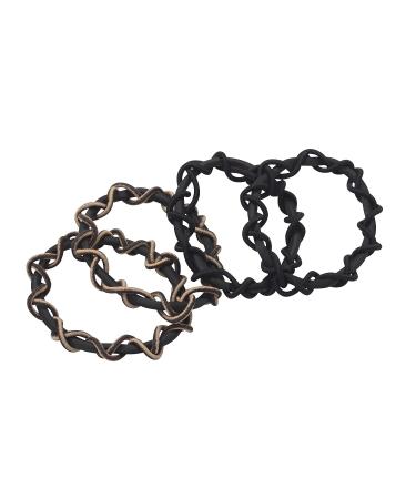 Revlon Extra Grip Silicone Hair Elastics - 4 Piece Set - Buy Online on GoSupps.com