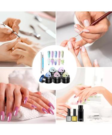  yanzisura 3D Nail Molding Gel Nail Molding Gel 5 Colors Solid Builder Nail Sculpting Gel | Non-stick Manicure Set with Sculpting Pen - Buy Online on GoSupps.com
