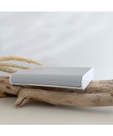 24/7 MEDICASE Danish Design Pill Box for 7 Days - Stylish Gray & White Organizer for Small Dosages | Ideal for Travel & Daily Use - Buy Online on GoSupps.com