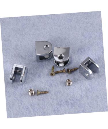 Artibetter 6pcs Glass Clip Desk Partition Clamp Glass Railing Glass Clamps Adjustable Glass Tray Laminate Clamp 2.3X2.2cm Silver - Buy Online on GoSupps.com