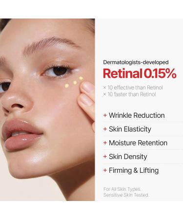 Dr.Different VITALIFT-A Fortessimo Retinal 0.15% - Clinical Grade Anti-Aging Cream for Wrinkle Reduction Elasticity Hydration Lifting with Vita A K-Skincare made by Korean Dermatologist 1.06oz - Buy Online on GoSupps.com