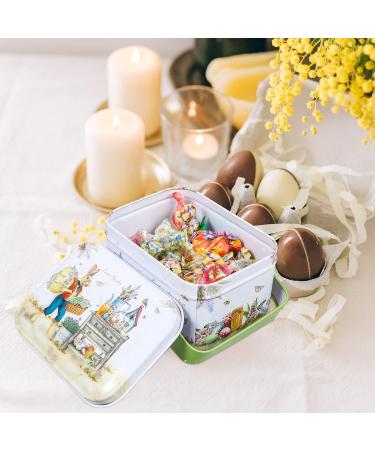 ABOOFAN 1pc Box easter tote mini bunny tinplate biscuit case metal Easter Candy Case Toy Jewelry Box child - Buy Online on GoSupps.com