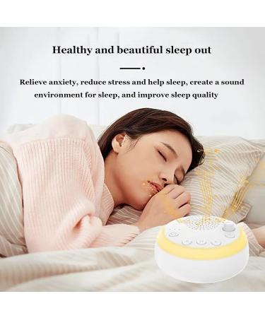 Sleep Instrument White Noise Machine with 16 Soothing Sounds and Levels 38 Volume Levels 5 Timer and Memory Function Perfect for Kids Adults Seniors Sleeping - Buy Online on GoSupps.com