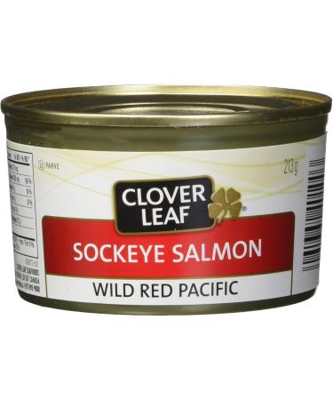 Clover Leaf Sockeye Salmon Wild Red Pacific-213g 24 Count - Canned Salmon & Solid White Tuna Low Sodium In Water - 170g 24 Count - Canned Tuna - All Natural Ingredients Excellent Source Of Protein - Buy Online on GoSupps.com