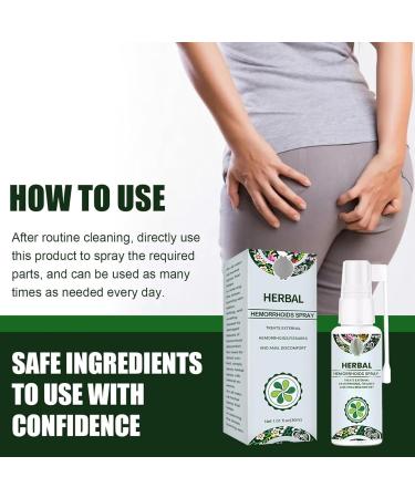 Herbal Hemorrhoid Spray Protection Contre Les H morro des Soulage Les D mangeaisons Les Br lures Et L'inconfort Naturel V g talien Et Sans Cruaut (02) - Buy Online on GoSupps.com