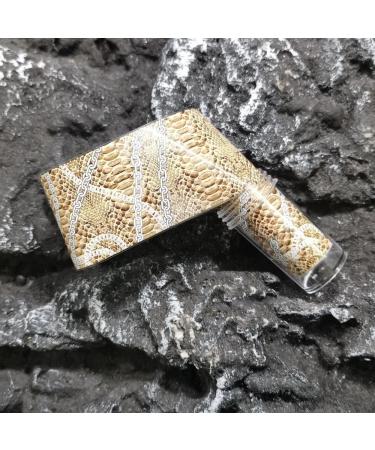 Manicure Slider Snake Print Starry Sky Nail Foil Wild Animal Skin Nail Sticker Flower(18) Style18 - Buy Online on GoSupps.com