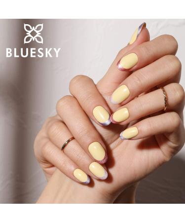 Bluesky Gel Nail Polish Spring Collection 2021 - Virtuoso Air SS2103 | 10ml Nude Pastel Yellow Cream - UV/LED Curing - Buy Online on GoSupps.com