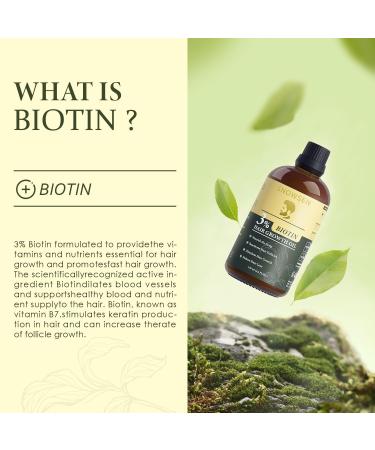 SNOWSEN Hair Growth Oil with Biotin Effective Hair Loss Treatment Thicken and Strengthen for Hair Regrowth Biotin Beard Growth Oil Comes with a Essential Oil Roller Bottle for Women Men - Buy Online on GoSupps.com