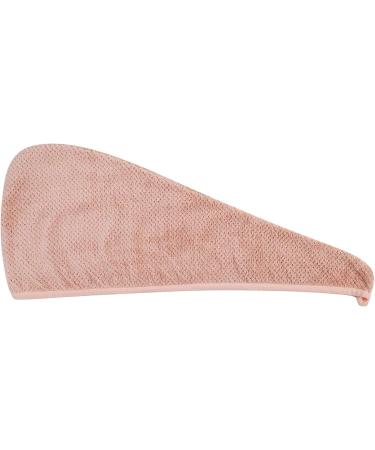 Super Absorbent Microfiber Hair Towel Cap - Coral Fleece Turban for Women | Quick Drying & No Frizz Hair Wrap - Ideal for Curly & Long Hair - Pink - Buy Online on GoSupps.com